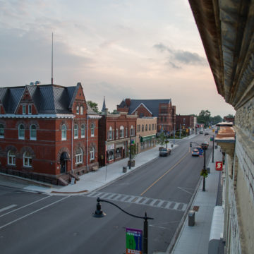 A view of downtown Petrolia, Ontario Canada