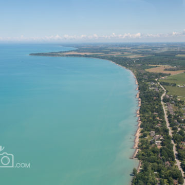 Aerial Shot of Ontario's Blue Coast